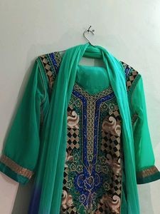 Embroidered Kurta Set  pajami with dupat
