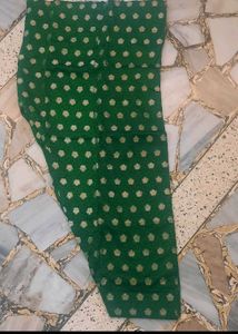 Green Banarsi Kurta Set
