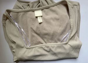 Beige Bodysuit - Long Sleeve