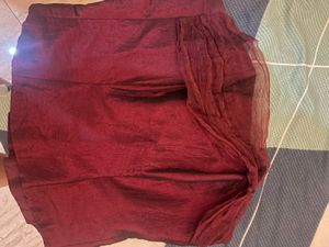 Maroon Corset