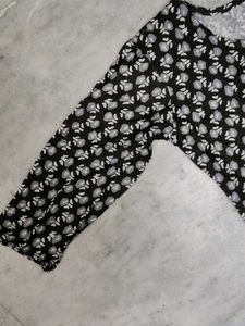 Printed Black Kurta🩷