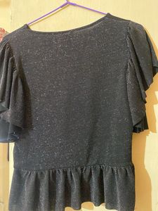 Sparkly Ruffle Top