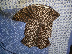 Asos Brand Peplum Leapord Print Top Luxury