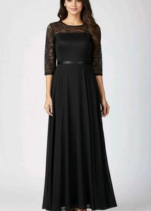 Elegant Black Maxi Dress