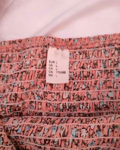 Pink Floral Cute Top🩷