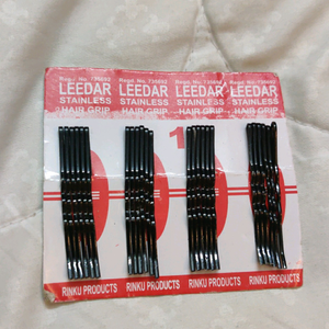 combo of 80 u pins and 24 hair clips