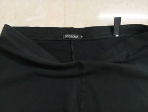 GO COLORS BLACK LEGGINGS