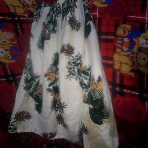 Floral Print Skirt