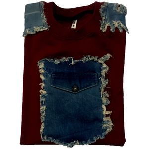 Cool Graphic Print Sweatshirt Size 38 Length 28