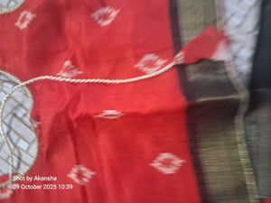Girls Red Ethnic Set