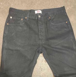 Vintage Levi&#39;s 501 Black Jeans - Button Fly