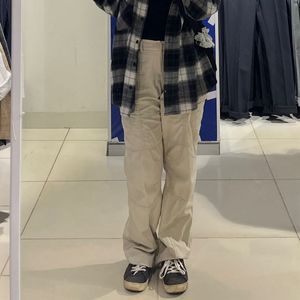Beige Cargo Pants