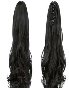 Black Claw Clip Ponytail Extension