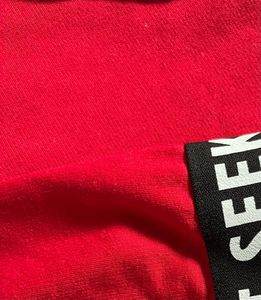 Red Cropped Hoodie