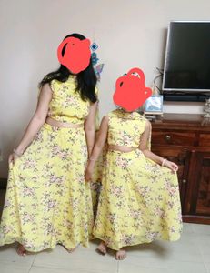 Matching Floral Dresses