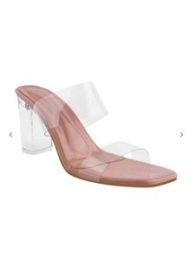 TRANSPARENT HEELS BRAND NEW &amp; UNUSED