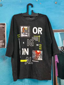 Graphic Print T-Shirt Printed tees over sized
