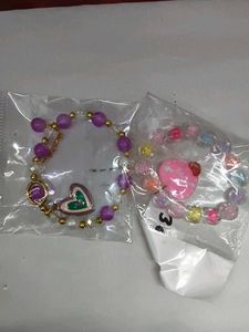Cute Beaded Bracelets (Set of 2)