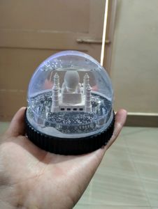 Taj Mahal Show Piece With Glitter