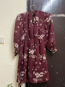 Floral Print Midi Dress