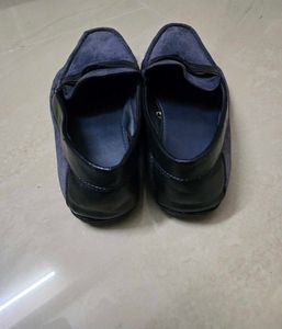 Blue Suede Loafers