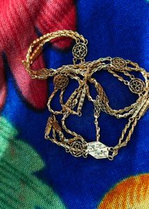 One Gram Gold Plated Chain New