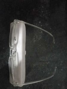 Clear Frame Glasses And 3d Glass