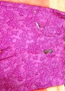 Rose Pink Jeans With Flower Detailing 🌟✨