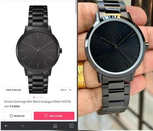 Armani Exchange Black Watch