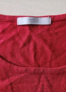 Maroon Tshirt (Mark &amp; Spencer)