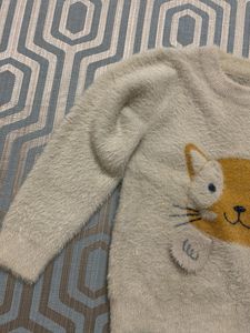Cute Cat Furry Sweater