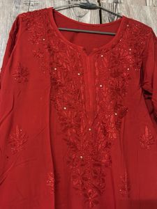 Straight Cut Kurti -e