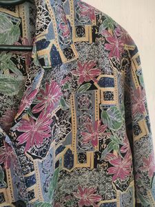Vintage Floral Button-Down