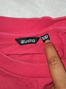 Pink &#39;Loud&#39; Graphic Dress