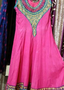 Pink Anarkali Dress 💞