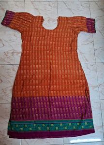 Xl Size Pure Cotton 3pc Kurti Set