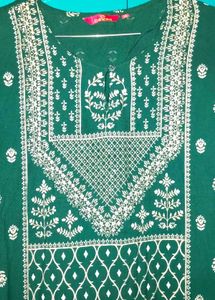 Green Printed Kurti
