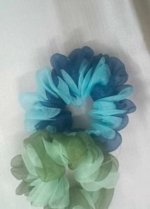 Chiffon Scrunchie Set