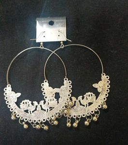 Colorful Peacock Earrings