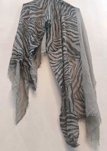 Zebra Print Scarf