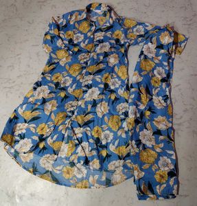 🆕 Floral Button-Down Cord Set For Women