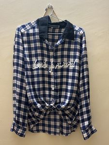 Blue White Checks Shirt