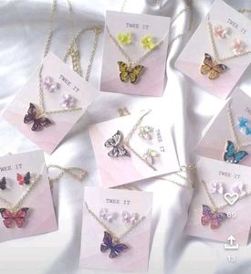 Butterfly Necklace Set Combo Any One