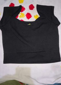 Tokyo Talkies Black Top - Size S