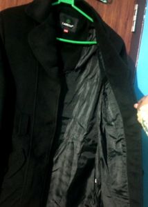 Elegant Black Overcoat For Women