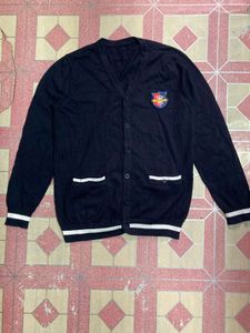 Blue Cardigan Sweater