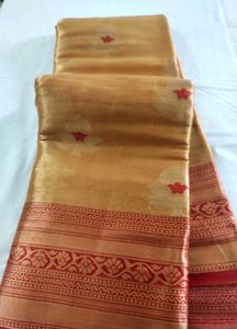 Trending Luxury Golden tissue silk Saree