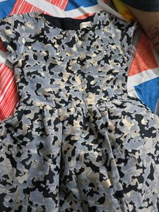 Cute Camo Print Top