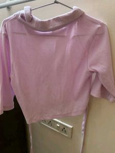 lavender wrap up top