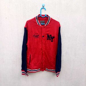 🟥Red Varsity Jacket Semir